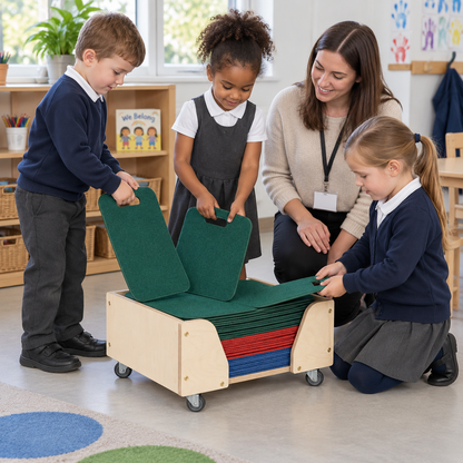 Bretton Mat Trolley in an early years setting – lifestyle view 3