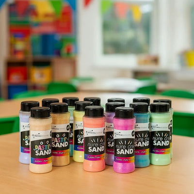 Bright Coloured Craft Sand Shakers-Bright Coloured Craft Sand Shakers