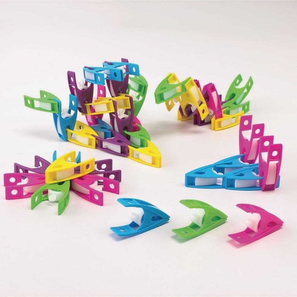 Bright Colourful Pegs Pack of 30, Use the Bright Colourful Pegs to improve children's fine motor skills by clipping the pegs together to make patterns or to build structures. The Bright Colourful Pegs may also be used to attach artwork to a line or other suitable surface Improves fine motor skills Develops hand eye co-ordination Encourages strategic thinking when combined with fabrics and structures to create dens 6cm in length Supplied in 5 colours Pack of 30 Age Suitability: 3 Years+ Multiple uses from co