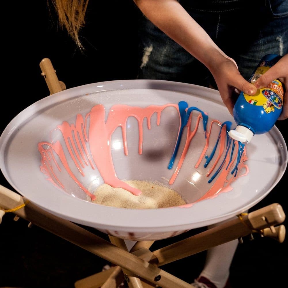 Bubble For Round Magic Light Table, The Bubble is an exciting, versatile accessory to go with the Magic Light Table. Enjoy the activities of the Bubble without losing the colours that the table is shining by simply placing on top of the magic light table. You can paint on the surface of it with gouache, water colour and non-permanent highlighters. Decorate the top and the borders of it with various toys, mouldings and watch your 3D creation change along with the lights of the table. You can paint with water