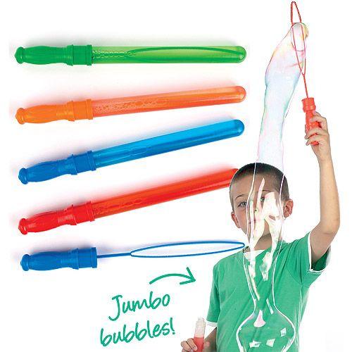 Bubble Wands Pack of 4, Introducing our Bubble Wands Pack of 4! Get ready to enthral your kids with a mesmerizing display of vibrant, gigantic bubbles! These Bubble Wands are the perfect accessory to take your outdoor playtime to the next level.Each Bubble Wand is filled with a generous amount of colorful liquid that promises to create an array of magnificent bubbles when lazily waved through the air. Imagine the awe on your children's faces as they watch these bubbles float effortlessly, reflecting a spect