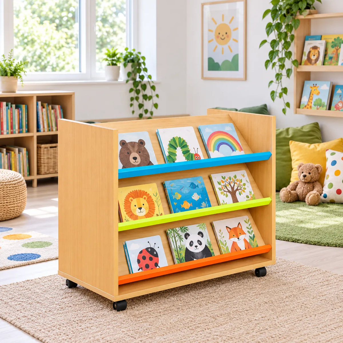 Bubblegum Double Sided Library Unit in a classroom – view 8