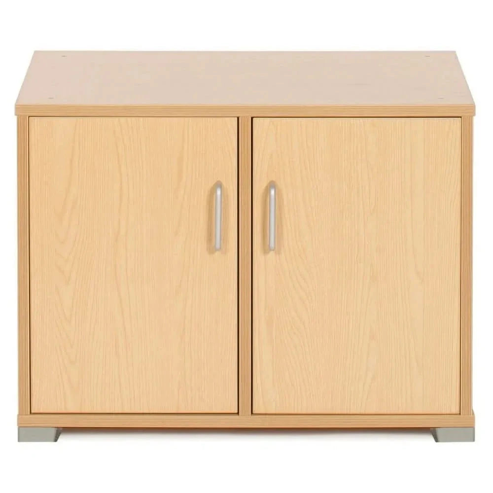 Bubblegum Low Level 2 Bay Classroom Cupboard-Bubblegum Low Level 2 Bay Classroom Cupboard