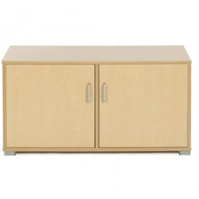 Bubblegum Low Level 3 Bay Classroom Cupboard-Bubblegum Low Level 3 Bay Classroom Cupboard