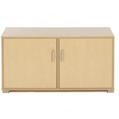 Bubblegum Low Level 3 Bay Classroom Cupboard-Bubblegum Low Level 3 Bay Classroom Cupboard