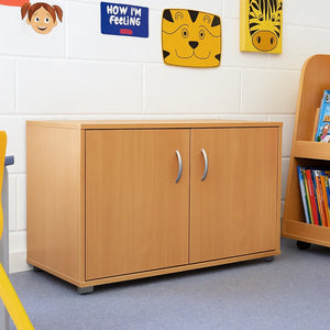 Bubblegum Low Level 3 Bay Classroom Cupboard