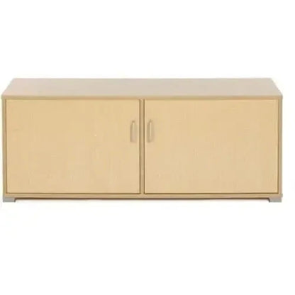 Bubblegum Low Level 4 Bay Classroom Cupboard-Bubblegum Low Level 4 Bay Classroom Cupboard