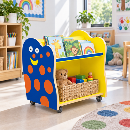 Bubbles Book Display With Below Storage in a classroom – view 3