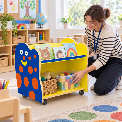 Bubbles Book Display With Below Storage in a classroom – view 6