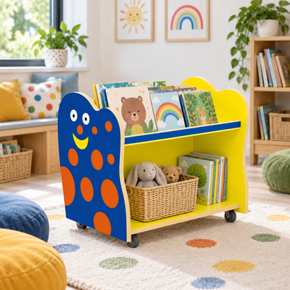 Bubbles Book Display With Below Storage in a classroom – view 8