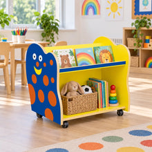 Bubbles Book Display With Below Storage in a classroom – view 1