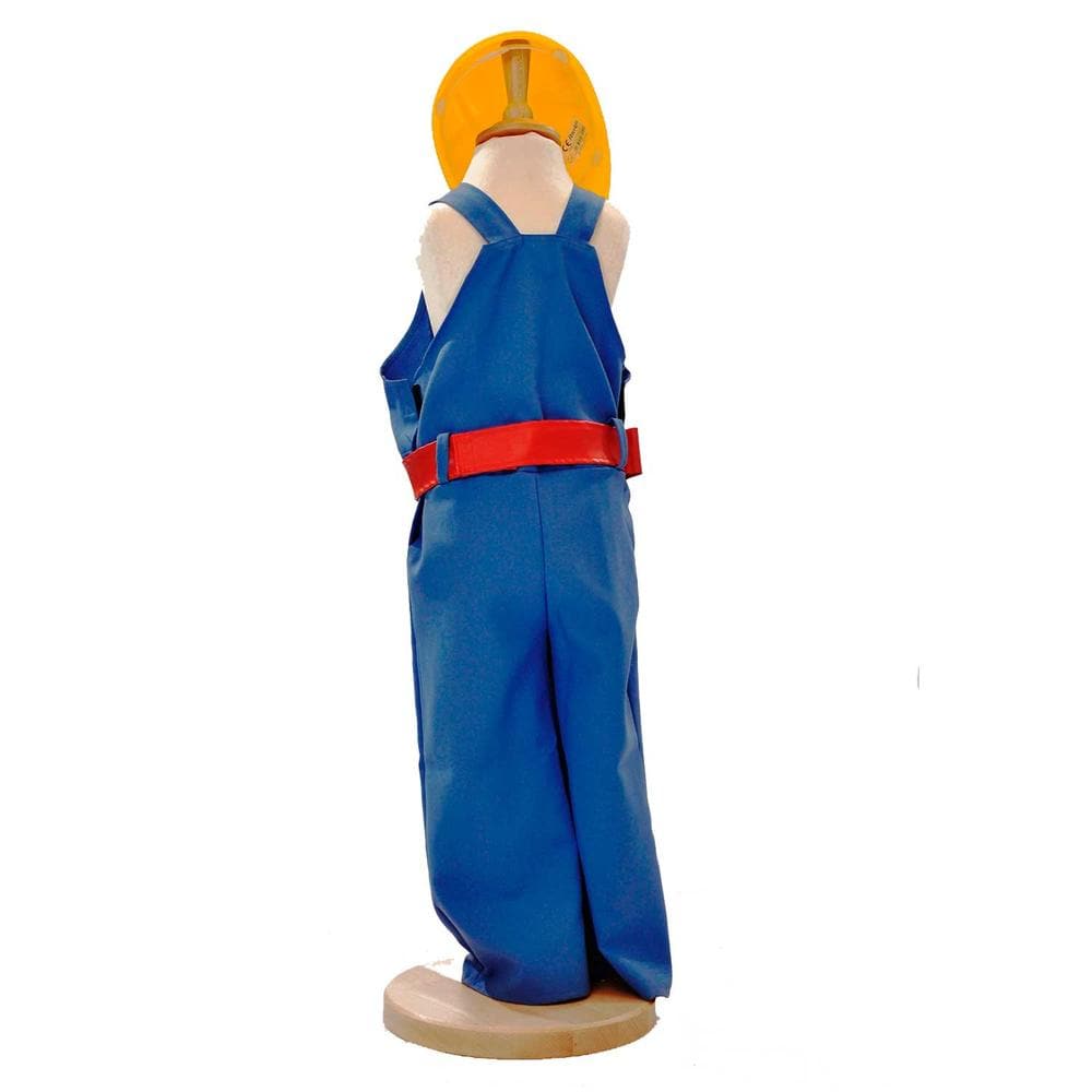Builder Fancy Dress, The Children's Builder Costume is the perfect outfit for any little helper who loves to imitate their favorite handyman. Whether it's for occupation role play or dressing up as a character, this Builders fancy dress costume will make them look like a professional in no time. The builders fancy dress costume includes a pair of realistic dungarees, complete with adjustable shoulder straps and pockets to hold important tools. The accompanying tool belt adds an extra touch of authenticity, 