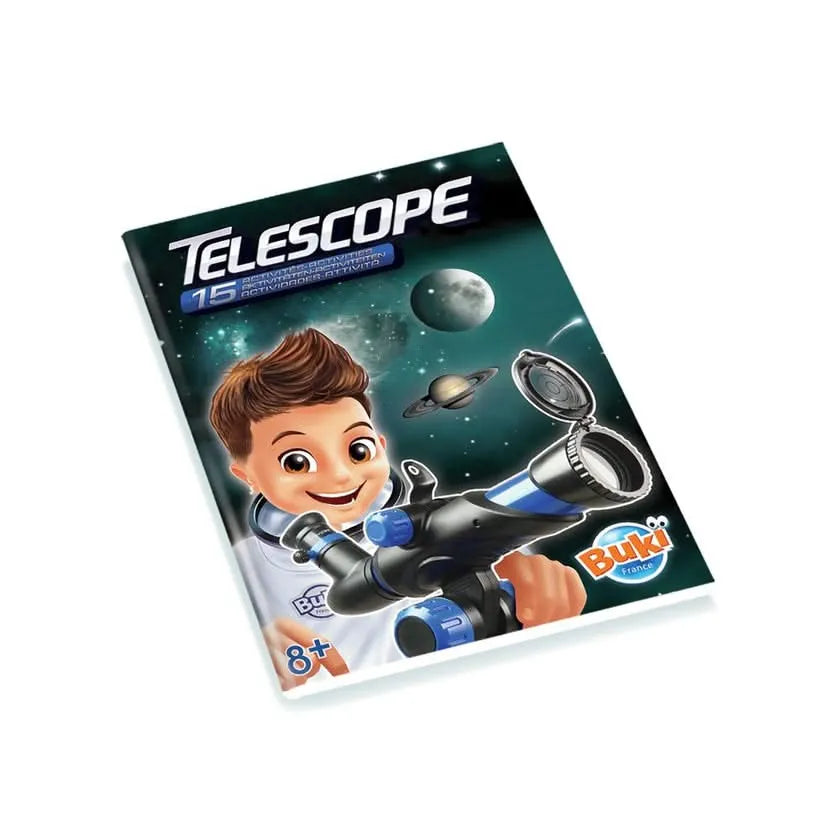 Buki France Telescope with Optical Glass & 15 Activities-Buki France Telescope with Optical Glass & 15 Activities