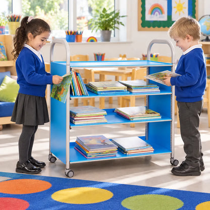 Callero Flat Shelf Unit in a bright classroom – view 8