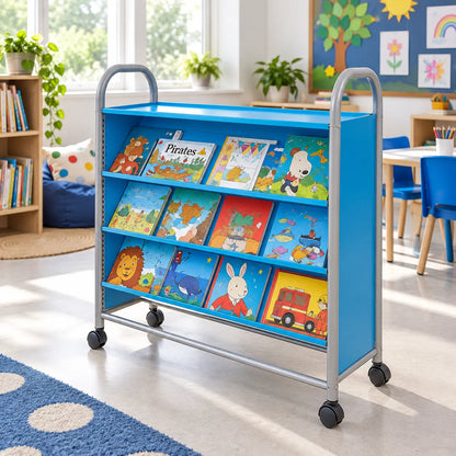 Callero Tilted Shelf Unit in a bright early years classroom – view 7