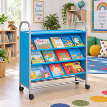 Callero Tilted Shelf Unit in a bright early years classroom – view 1