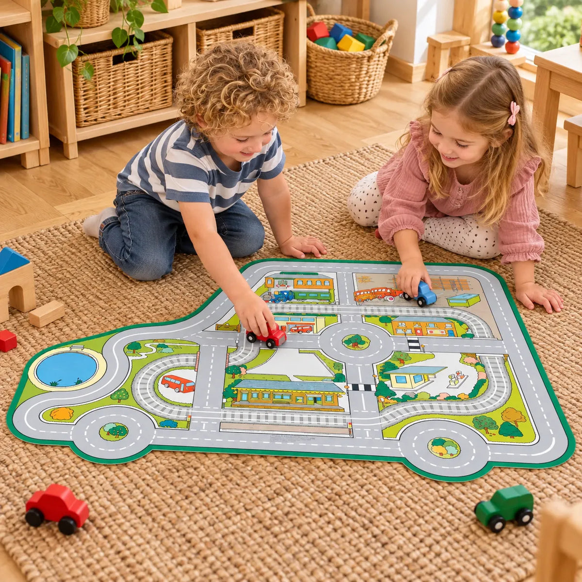 Car Roadway Playmat-Car Roadway Playmat