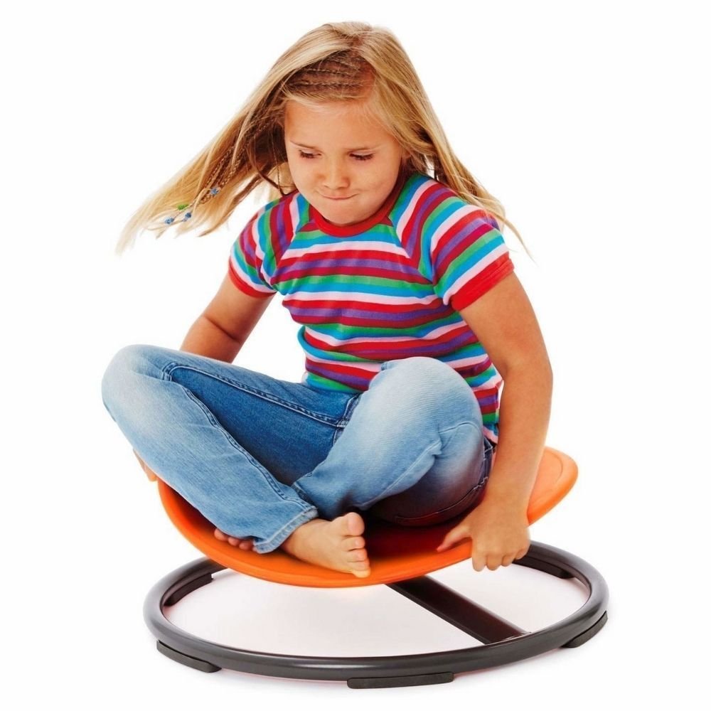 Carousel Spinning Seat, Introducing the Carousel Spinning Seat, the ultimate spinning experience for children. This innovative and dynamic ride-on toy will give kids a real spin and endless hours of fun.The Carousel Spinning Seat is designed to be placed at a slight angle, allowing children to propel the dish by shifting their body's center of gravity. Even younger children can get in on the action by pushing off with their feet to set the seat in motion.With its thick edge, the Carousel Spinning Seat provi