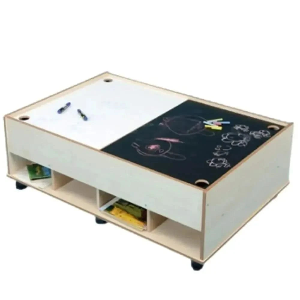 Chalkboard & Dry wipe Table-Chalkboard & Dry wipe Table