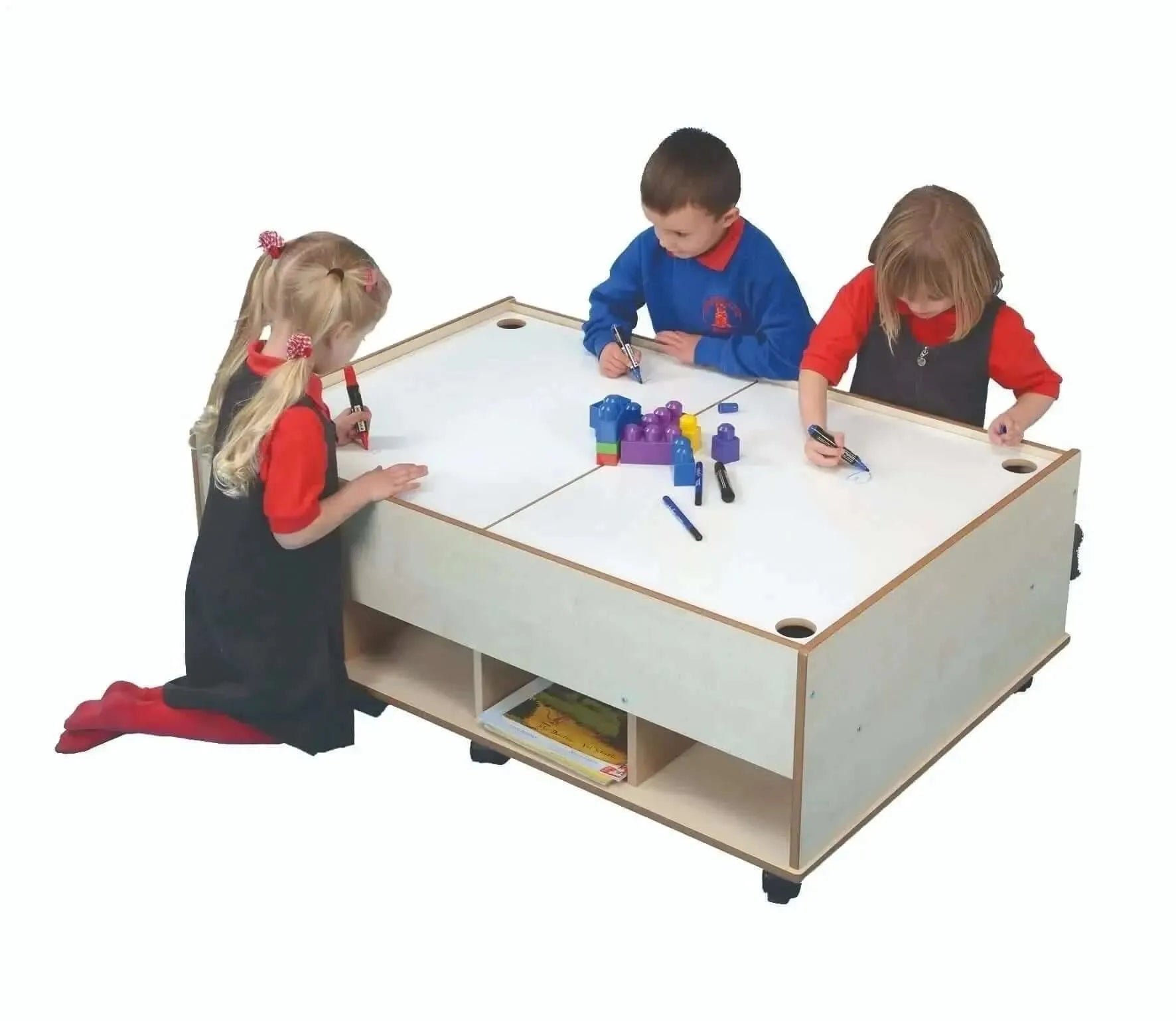 Chalkboard & Dry wipe Table-Chalkboard & Dry wipe Table