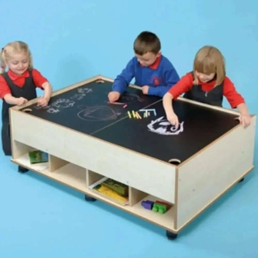 Chalkboard & Dry wipe Table-Chalkboard & Dry wipe Table