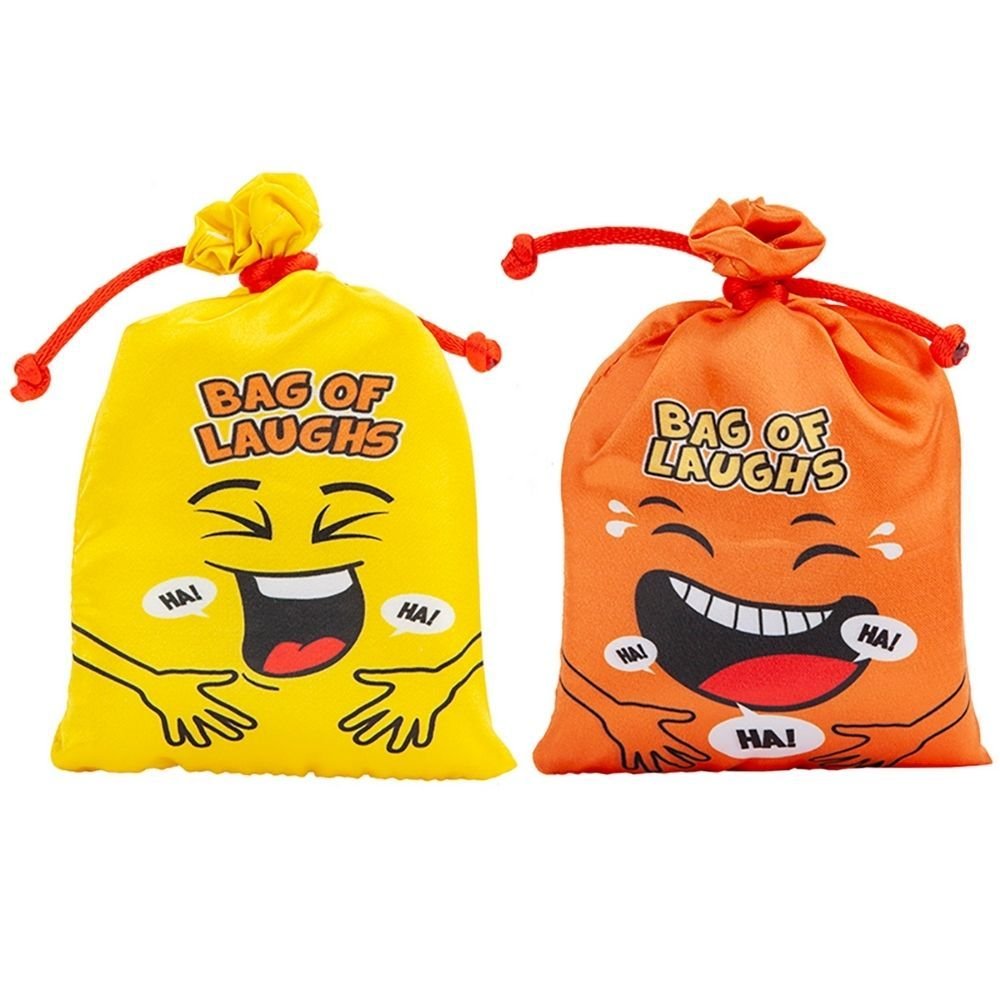 Cheary Laughing Bag, Introducing The Fantastic Cheary Laughing Bag – the ultimate source of fun and laughter for children of all ages! This brightly coloured bag is not just any ordinary bag; it is a magical treasure chest filled with unlimited giggles and chuckles.Featuring a comical laughing face design, complete with a protruding nose, this bag is designed to grab attention and bring joy to anyone who lays eyes on it. Children will instantly be captivated by its playful appearance and irresistible charm.