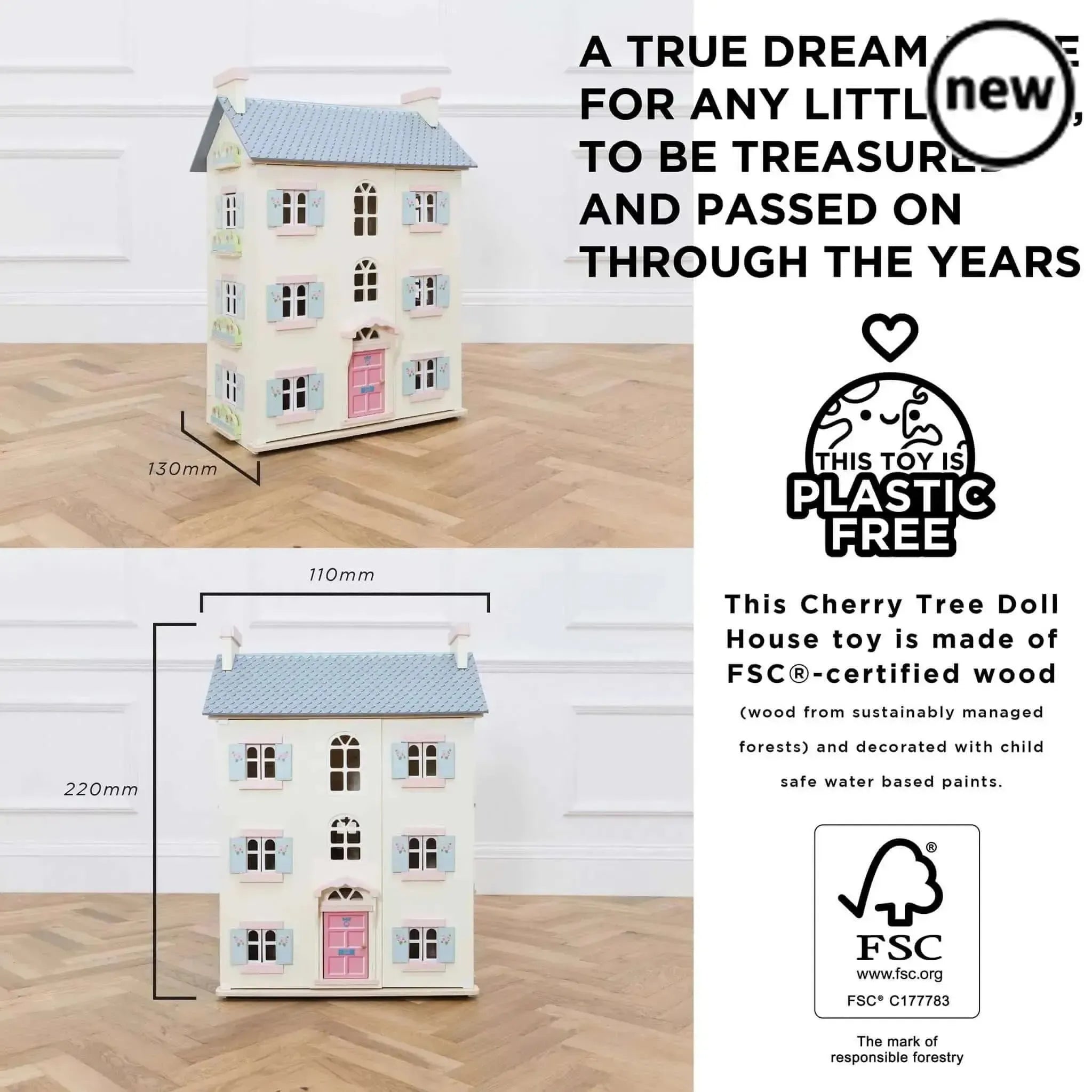 Cherry Tree Hall Doll House-Cherry Tree Hall Doll House