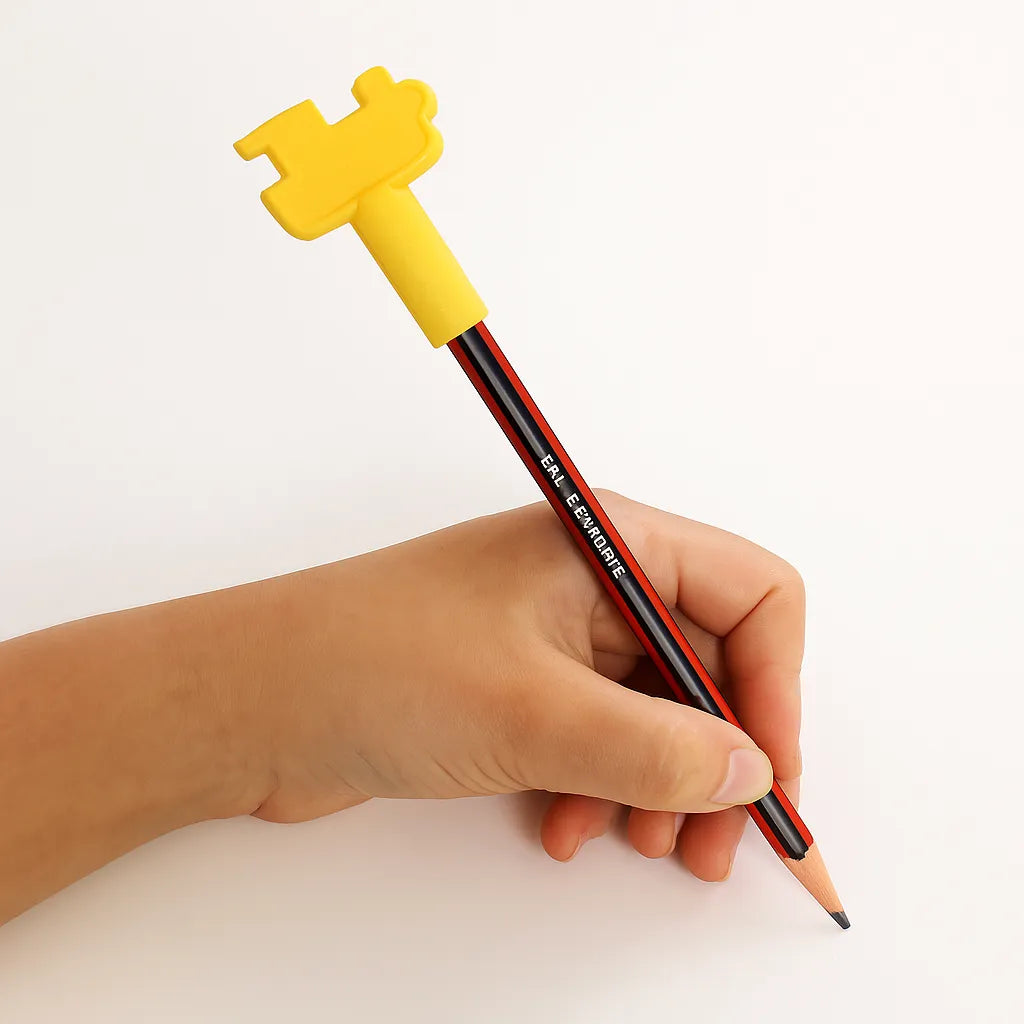 Chew Pencil Toppers Star and Train Pack of 2-Chew Pencil Toppers Star and Train Pack of 2