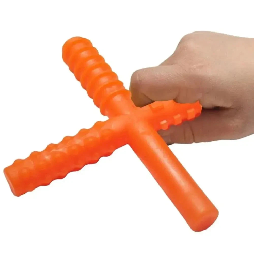 Chew Stixx Orange X Shape-Chew Stixx Orange X Shape