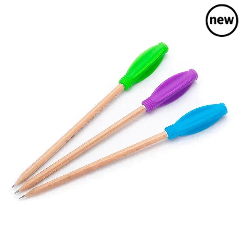Chewy Pencil Toppers (Pack of 3), Our Chewy Pencil Toppers have been designed with the well-being of children in mind. They offer a sensory solution that enhances the learning experience while ensuring safety. Here's why they are a must-have: 1. Sensory Delight: Children who tested our Chewy Pencil Toppers found them incredibly satisfying. These toppers provide sensory input that engages young learners and keeps their attention focused. 2. Safe for Teeth: We understand the concerns of parents regarding teet