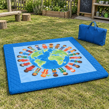 Children of the World Quilted Mat lifestyle image 4 of 8