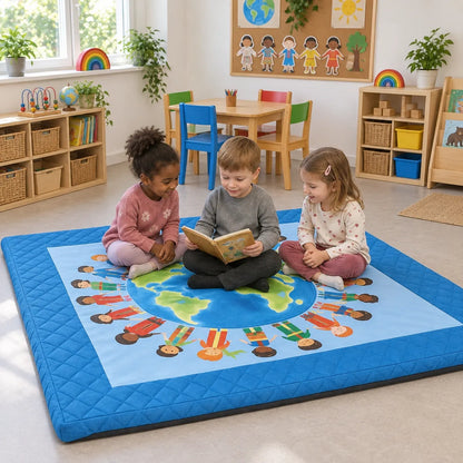 Children of the World Quilted Mat lifestyle image 5 of 8