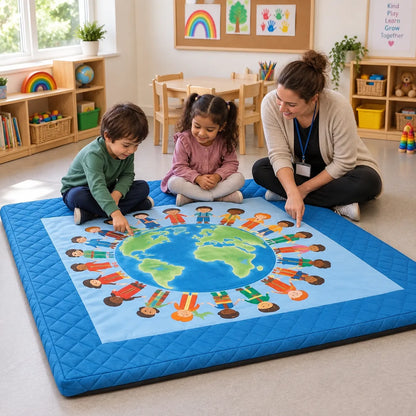 Children of the World Quilted Mat lifestyle image 6 of 8