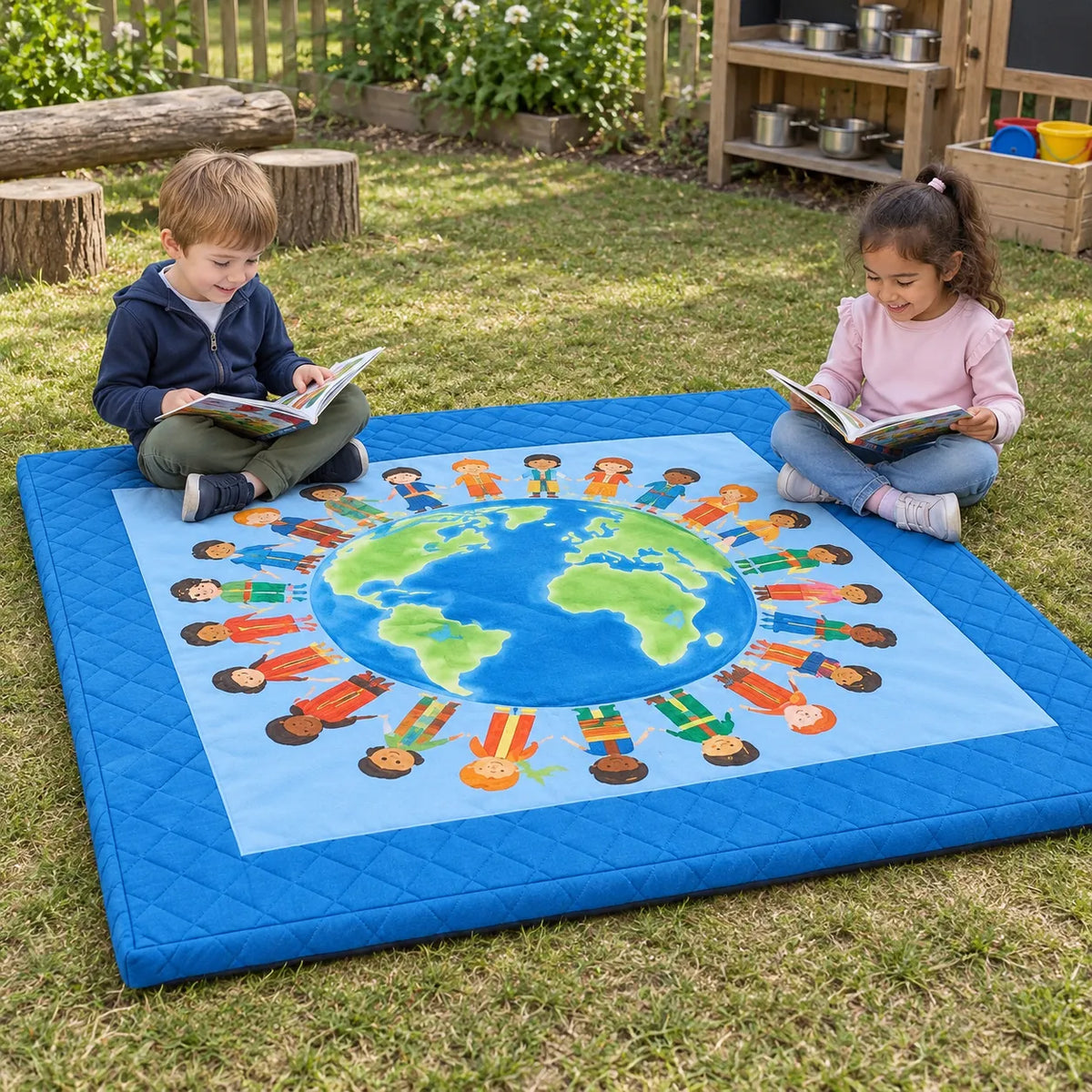 Children of the World Quilted Mat lifestyle image 8 of 8