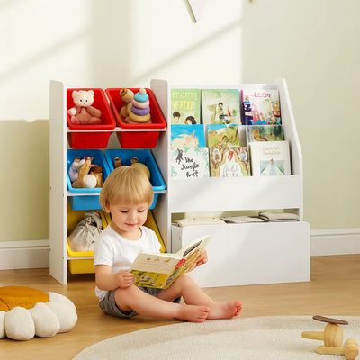 Childrens 3 Tier Toy Storage Unit-Childrens 3 Tier Toy Storage Unit