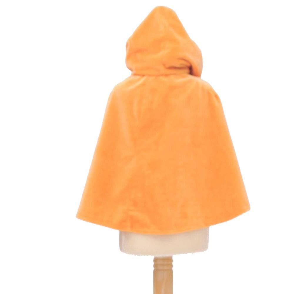 Childrens Chicken Cape Costume, Children's Chicken Costume. Really Great Fun and Easy to Wear, Great Value Too! A fantastic resource for early years role play games and fancy dress. This fantastic chicken fancy dress cape from Pretend to Bee is brilliantly detailed and super-soft. The chicken face features two chicken's eyes, a beak and a red comb on top of the head. The cape itself is a golden yellow velour and it fastens with Velcro at the front. Capes are a great way to dress up quickly and easily, they 