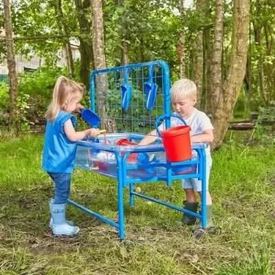 Children's Clear Water Tray with Activity Rack-Children's Clear Water Tray with Activity Rack