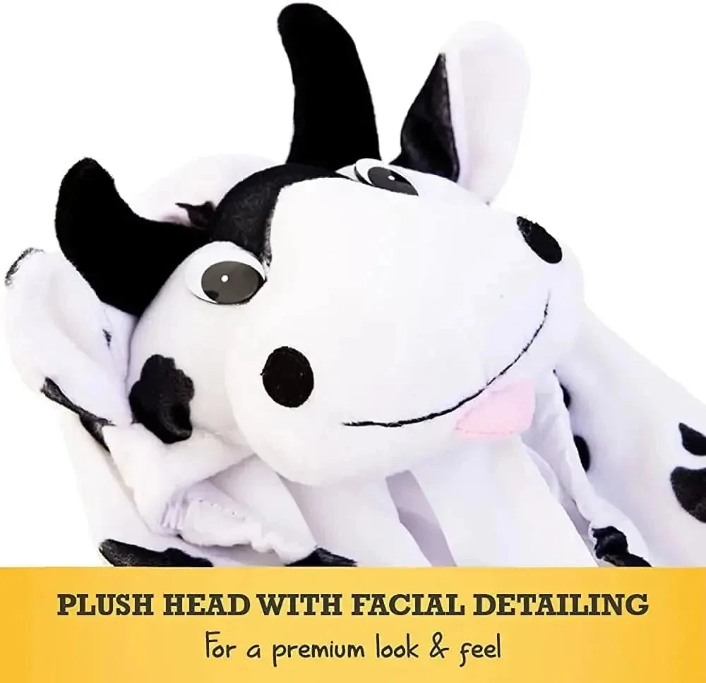 Childrens Cow Zip Top Costume-Childrens Cow Zip Top Costume