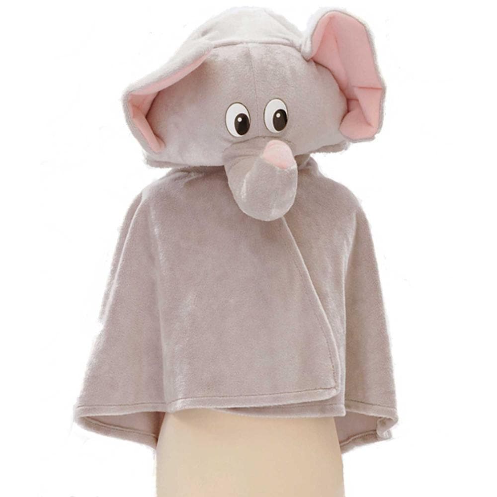 Childrens Elephant Cape fancy dress, The Children's Elephant Costume is a fun and easy-to-wear costume that offers great value for money. Designed to encourage pretend play and help children learn about wild animals, this costume is a fantastic early years resource.The costume features a brilliantly detailed elephant fancy dress cape that is made from super-soft grey velour fabric. The cape comes with an elephant hood that has a trunk and elephant ears, adding to the overall charm and authenticity of the co