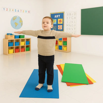 Children's Exercise Mats Pack of 5-Children's Exercise Mats Pack of 5