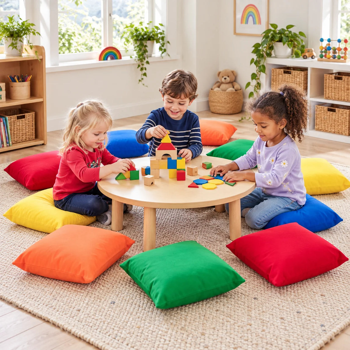Children’s Floor cushions pack of 10-Children’s Floor cushions pack of 10