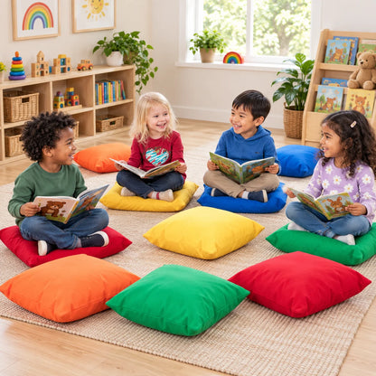 Children’s Floor cushions pack of 10-Children’s Floor cushions pack of 10