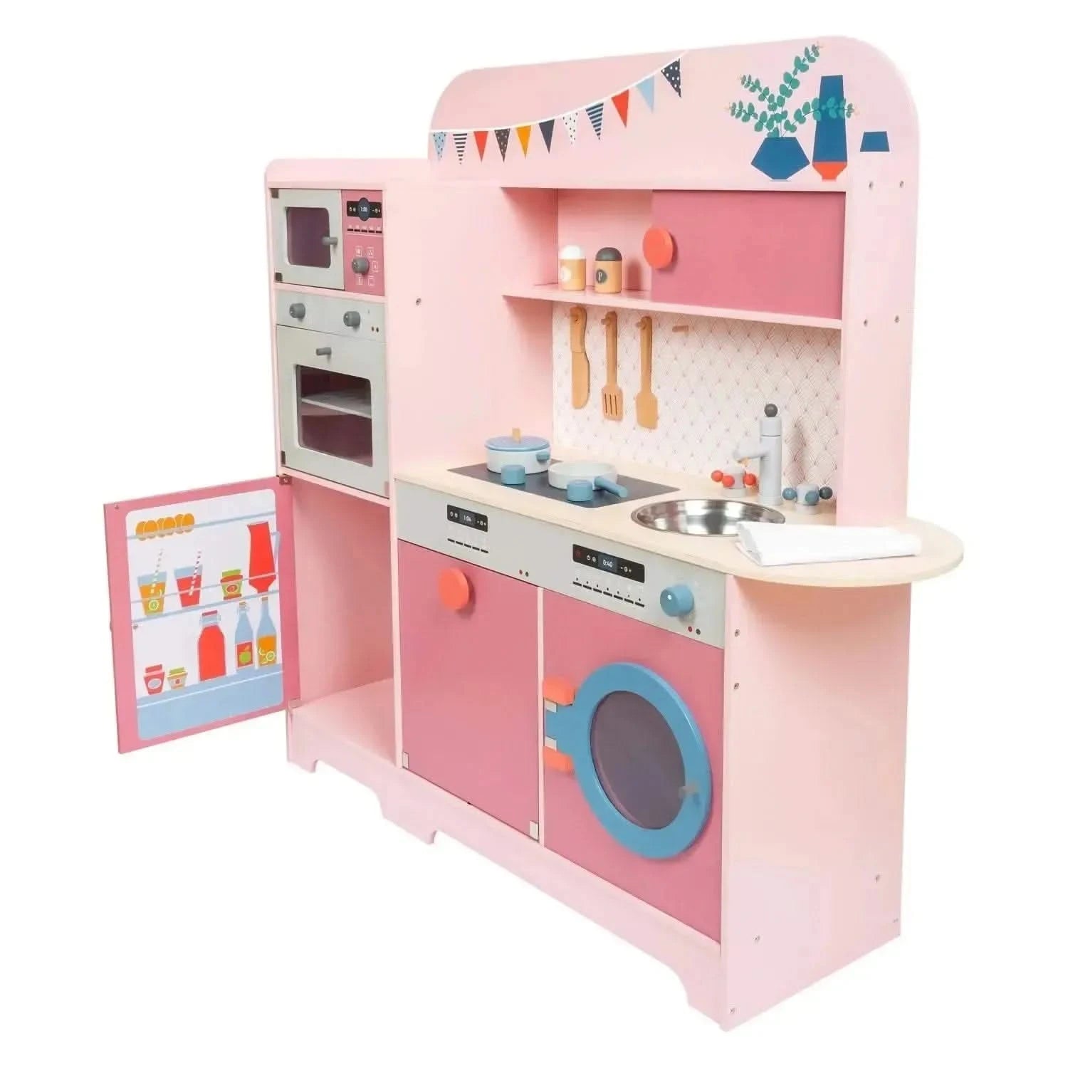 Children's Kitchen Pink Gourmet-Children's Kitchen Pink Gourmet