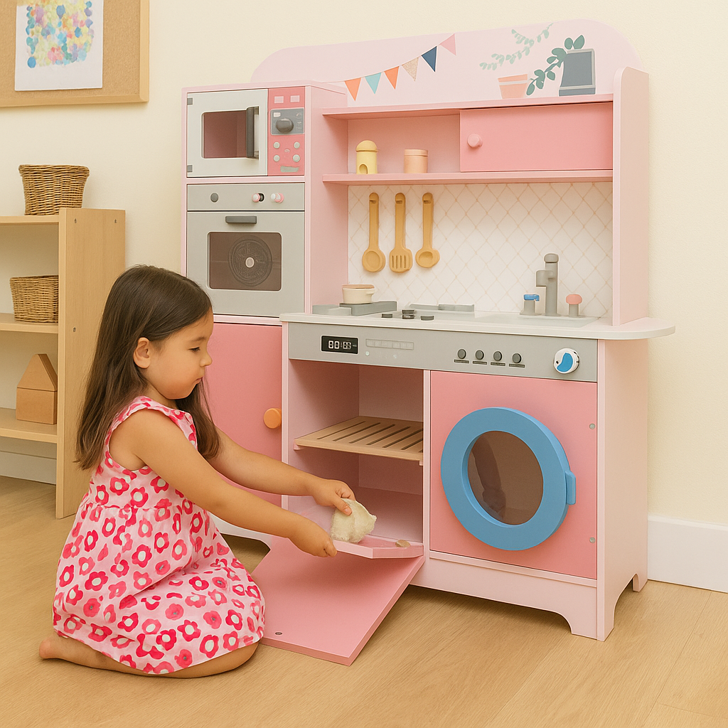 Children's Kitchen Pink Gourmet