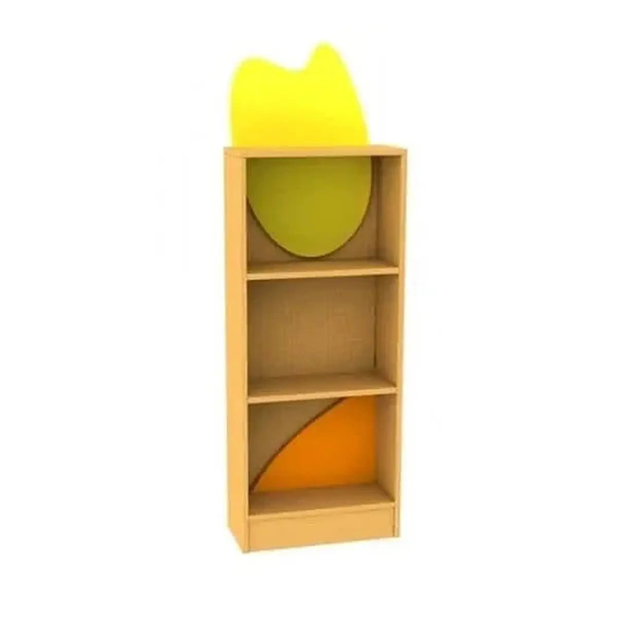 Childrens Novelty Honeybee Bookcase with Feature Panels-Childrens Novelty Honeybee Bookcase with Feature Panels