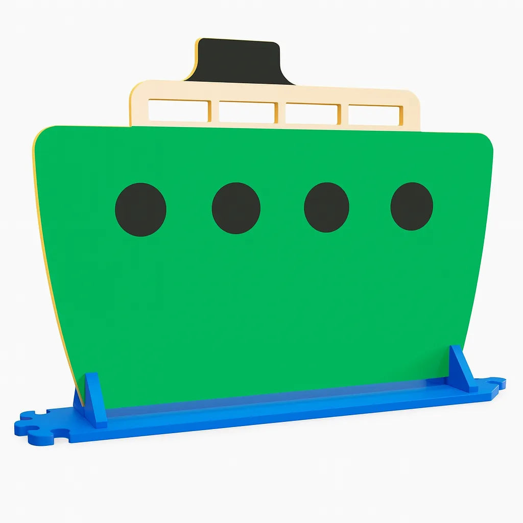 Children's Nursery Room Divider Play Panel - Boat-Children's Nursery Room Divider Play Panel - Boat