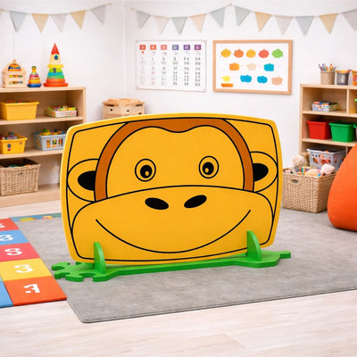 Children's Nursery Room Divider Play Panel - Monkey-Children's Nursery Room Divider Play Panel - Monkey