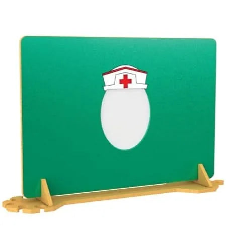 Children's Nursery Room Divider Play Panel - Nurse-Children's Nursery Room Divider Play Panel - Nurse