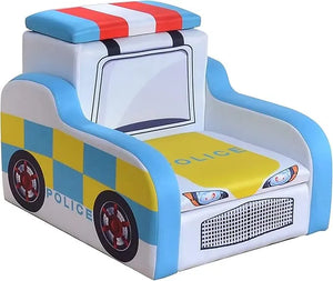 Children's Police Sofa with Storage-Children's Police Sofa with Storage