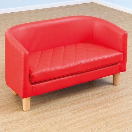 Children's Tub Sofa -Red, The Children's Tub Sofa in Red: A Stylish and Comfortable Seating Solution for Kids The Children's Tub Sofa in Red is a delightful and practical addition to any classroom or early years setting. Here are some key features and benefits of this stylish children's sofa: 1. Perfectly Sized: This sofa is designed to be the ideal size for children, providing them with a comfortable and supportive seating option. With a seat height of 25 cm, it allows children to sit comfortably and engag